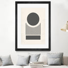 Mid Century Modern Geometry 02 by Studio North on GIANT ART - black digital drawing