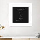 Hockey Stick Patent - Black by Finlay McNevin on GIANT ART - black typography