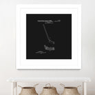 Hockey Stick Patent - Black by Finlay McNevin on GIANT ART - black typography