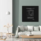 Record Player Patent - Black by Finlay McNevin on GIANT ART - black typography