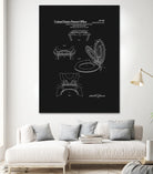 Toilet Seat and Cover Patent - Black by Finlay McNevin on GIANT ART - black typography