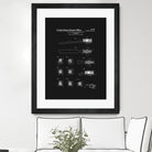 Toothbrush Patent - Black by Finlay McNevin on GIANT ART - black typography