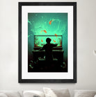 Le Pianoquarium by Cyril Rolando on GIANT ART - green digital painting