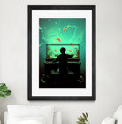 Le Pianoquarium by Cyril Rolando on GIANT ART - green digital painting