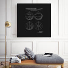 Basketball Patent - Black by Finlay McNevin on GIANT ART - black typography