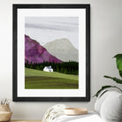 scottish landscape by Katherine Blower on GIANT ART - gray digital painting