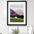 scottish landscape by Katherine Blower on GIANT ART - gray digital painting