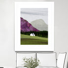 scottish landscape by Katherine Blower on GIANT ART - gray digital painting