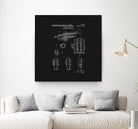 Trumpet Patent - Black by Finlay McNevin on GIANT ART - black typography