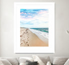 A Walk On The Beach by Uma Gokhale on GIANT ART - blue photo illustration