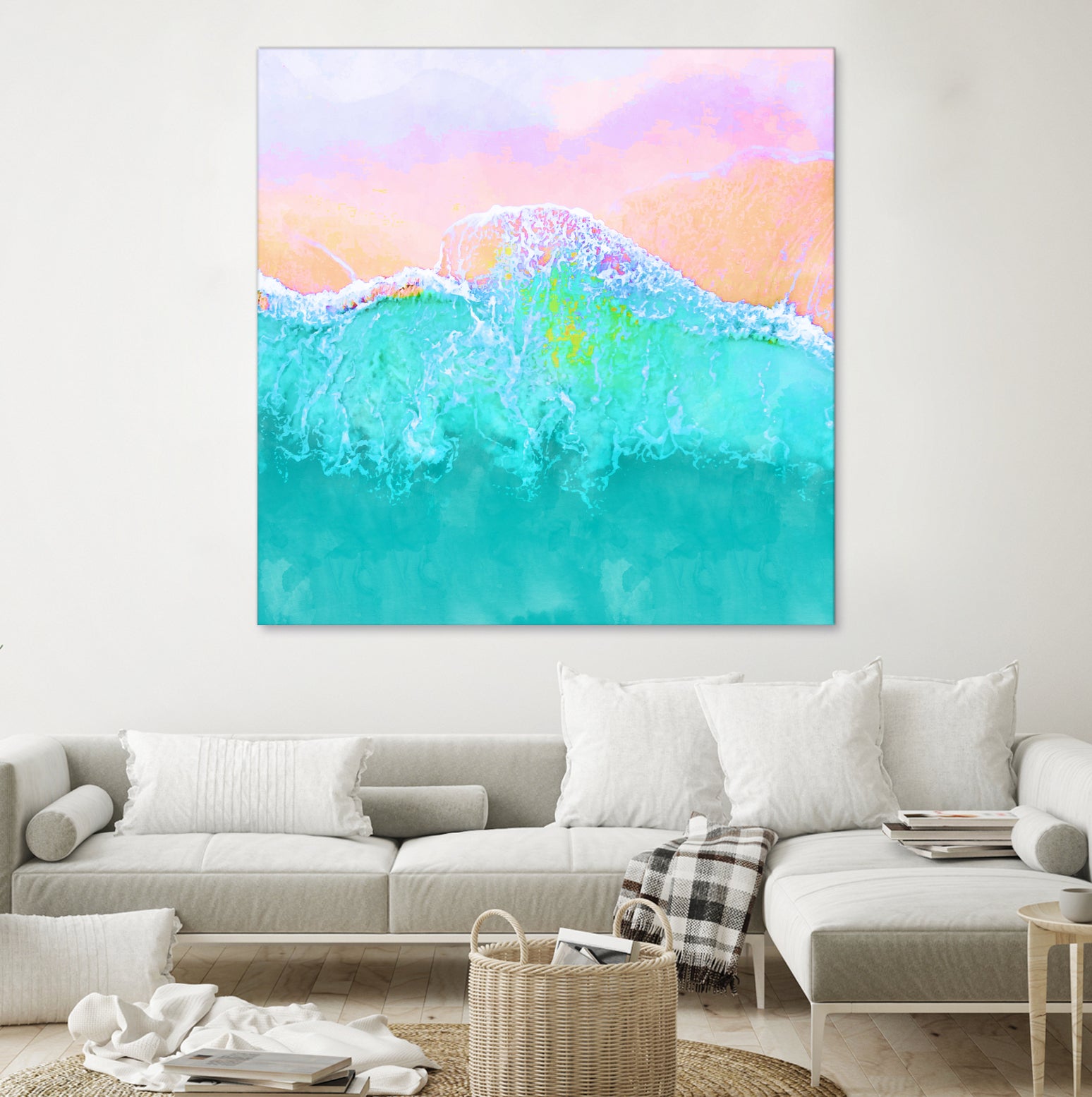 The Sea by Uma Gokhale on GIANT ART - blue digital painting