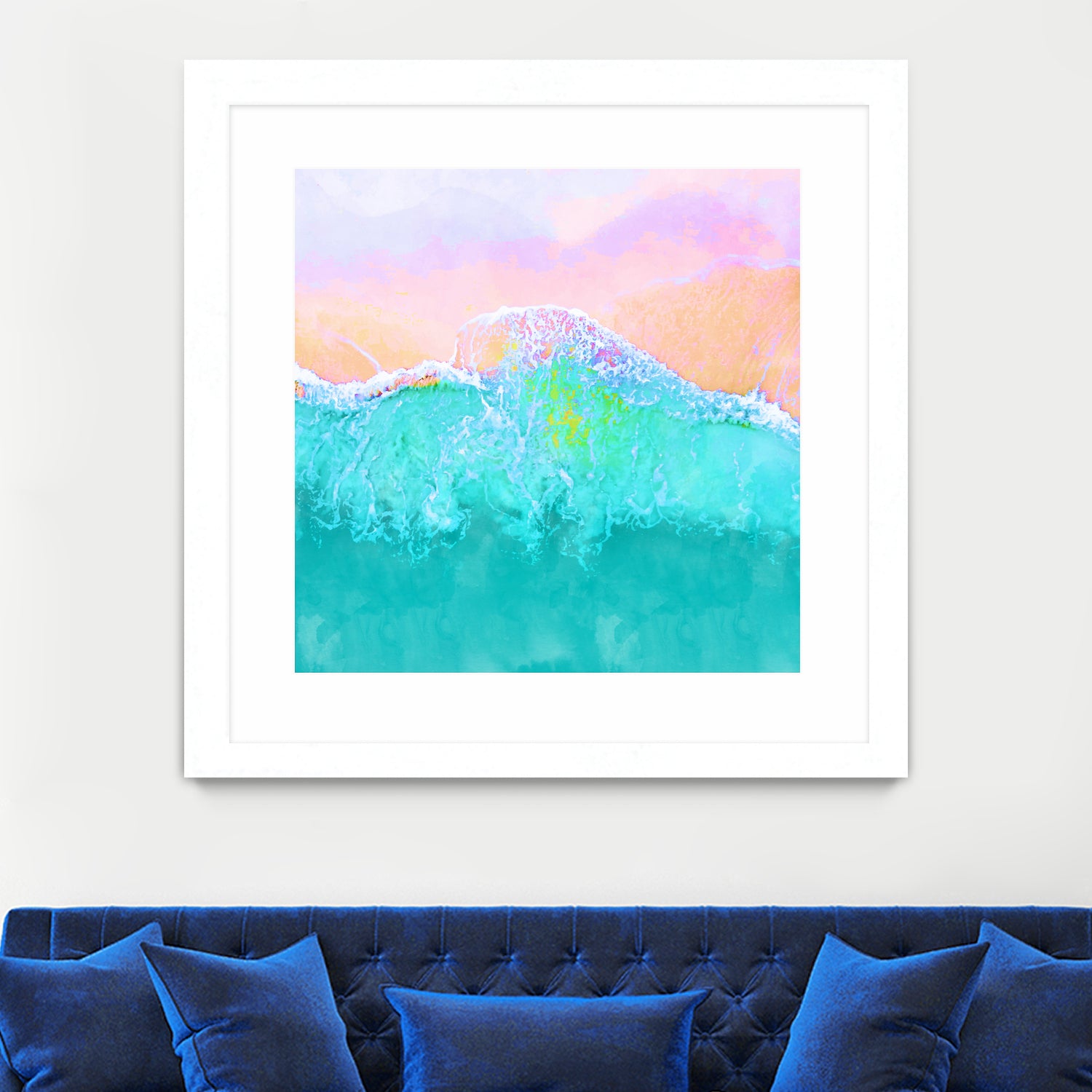 The Sea by Uma Gokhale on GIANT ART - blue digital painting