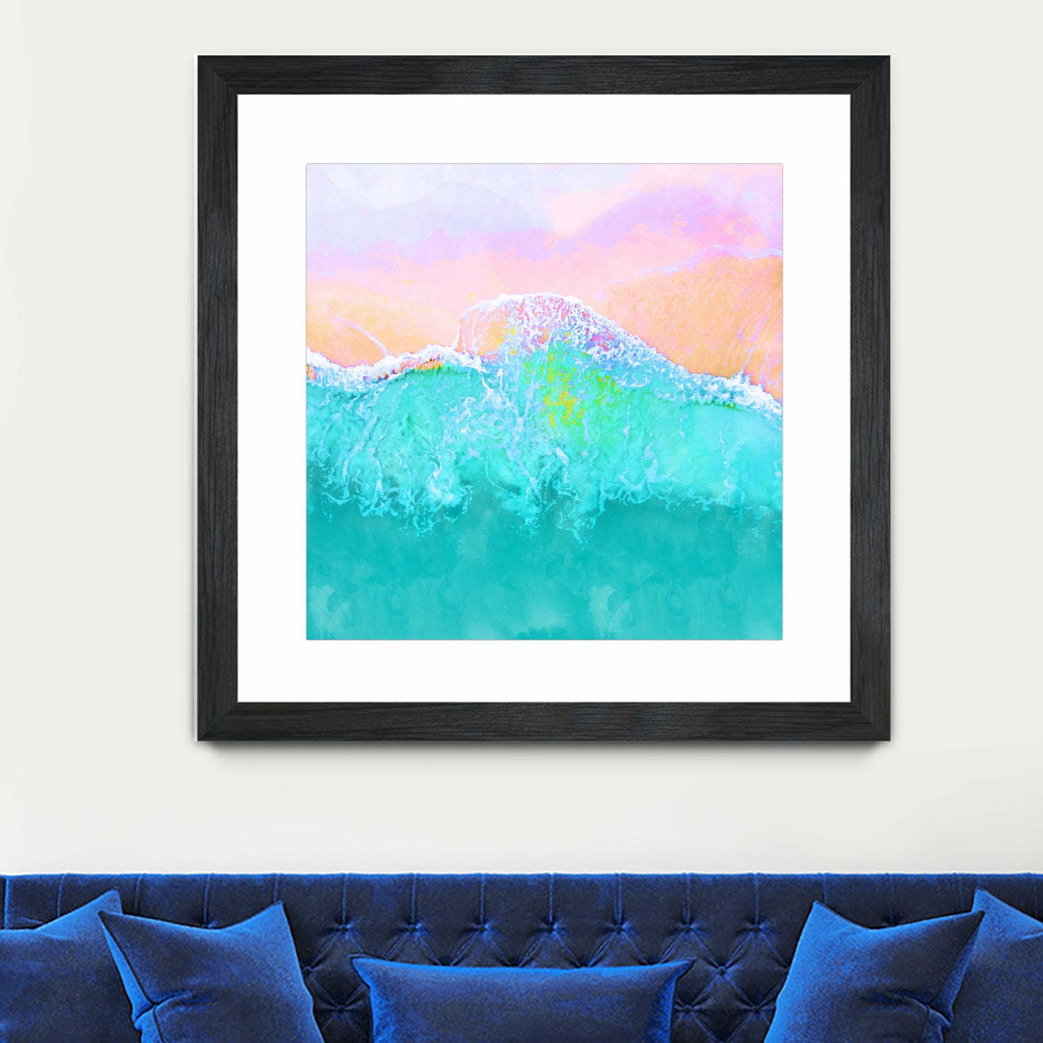 The Sea by Uma Gokhale on GIANT ART - blue digital painting