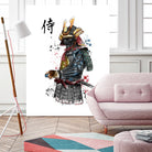 Samurai watercolor by Antonio Camarena on GIANT ART - white digital painting