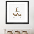 Golf Club Patent by Finlay McNevin on GIANT ART - white typography