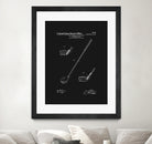 Golf Club Patent v2 - Black by Finlay McNevin on GIANT ART - black typography