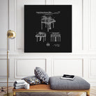 Piano Patent - Black by Finlay McNevin on GIANT ART - black typography