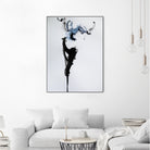 Fashion watercolor portrait by enmo enmo lin on GIANT ART - white photo illustration