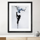 Fashion watercolor portrait by enmo enmo lin on GIANT ART - white photo illustration