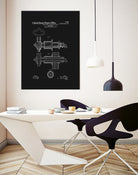 Beer Faucet Patent - Black by Finlay McNevin on GIANT ART - black typography