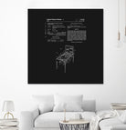 Pinball Machine Patent - Black by Finlay McNevin on GIANT ART - black typography