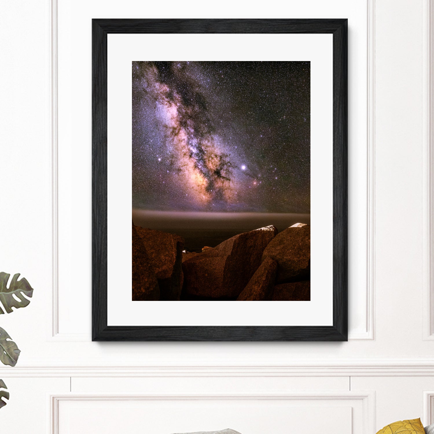 Peggy's Cove Milky Way by Lorenzo Bustillo on GIANT ART - gray photo illustration