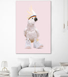 SNEAKER COCKATOO by Jonas Loose on GIANT ART - pink photo manipulation