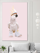 SNEAKER COCKATOO by Jonas Loose on GIANT ART - pink photo manipulation