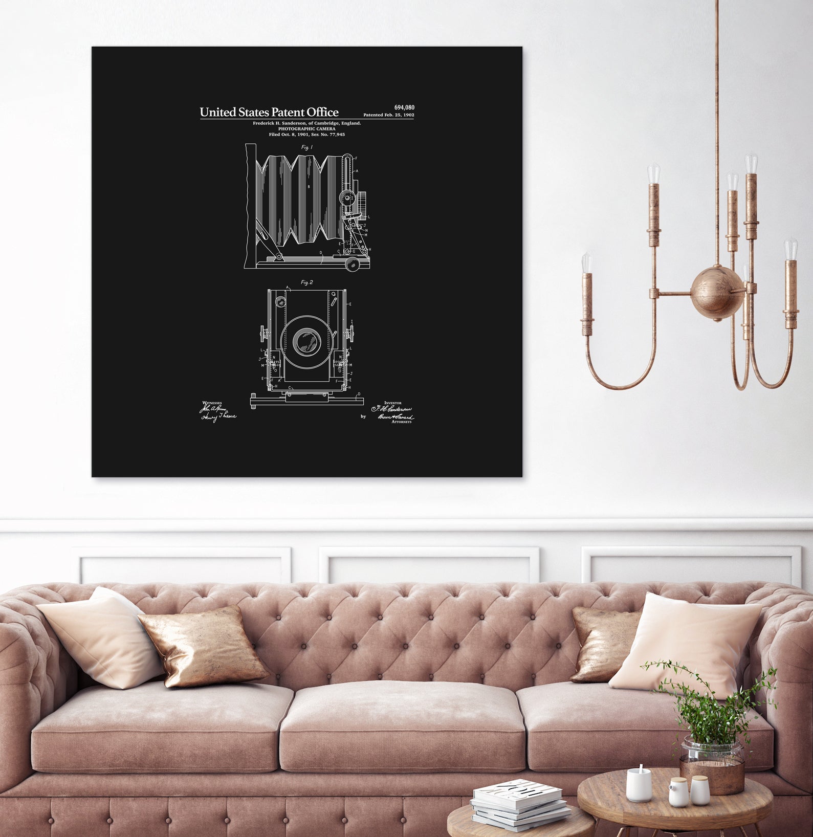 Camera Patent 1902 - Black by Finlay McNevin on GIANT ART - black typography