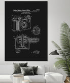 Camera Patent - Black by Finlay McNevin on GIANT ART - black typography