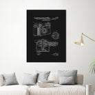 Camera Patent - Black by Finlay McNevin on GIANT ART - black typography