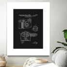 Camera Patent - Black by Finlay McNevin on GIANT ART - black typography