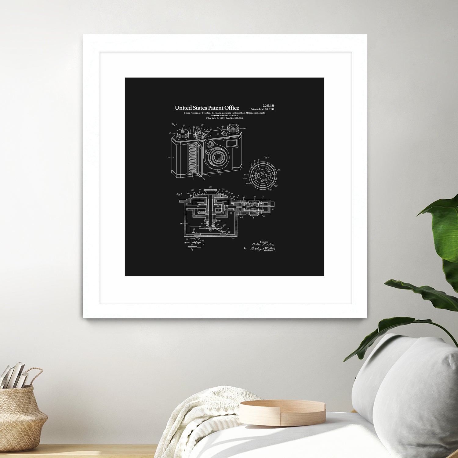 Camera Patent - Black by Finlay McNevin on GIANT ART - black typography