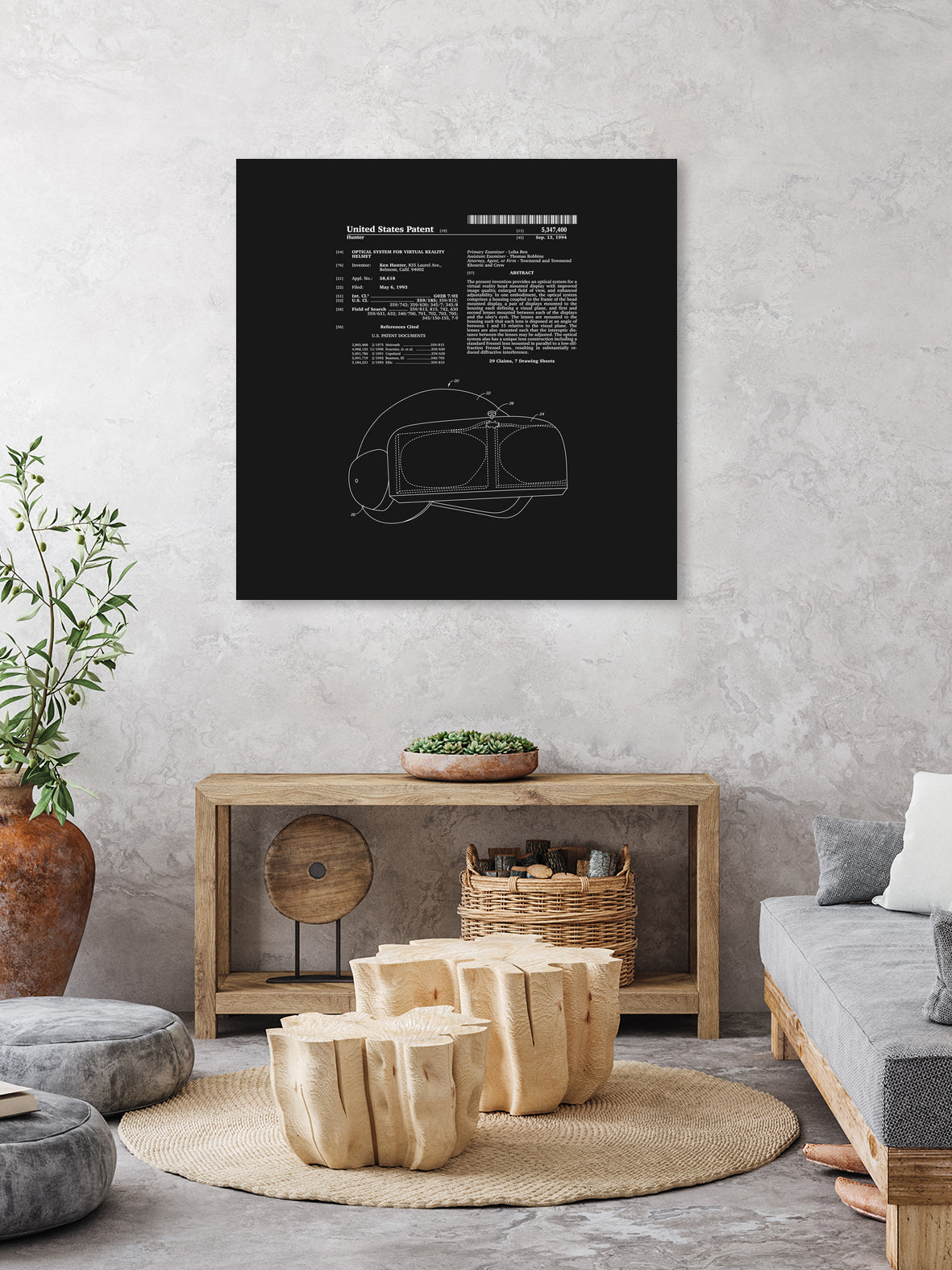 Virtual Reality Helmet Patent - Black by Finlay McNevin on GIANT ART - black typography