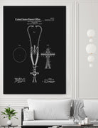 Stethoscope Patent - Black by Finlay McNevin on GIANT ART - black typography