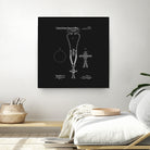 Stethoscope Patent - Black by Finlay McNevin on GIANT ART - black typography