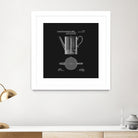 Coffee Press Patent - Black by Finlay McNevin on GIANT ART - black typography