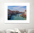 Rialto Station in Grand Canal by Darryl Brooks on GIANT ART - blue photo illustration