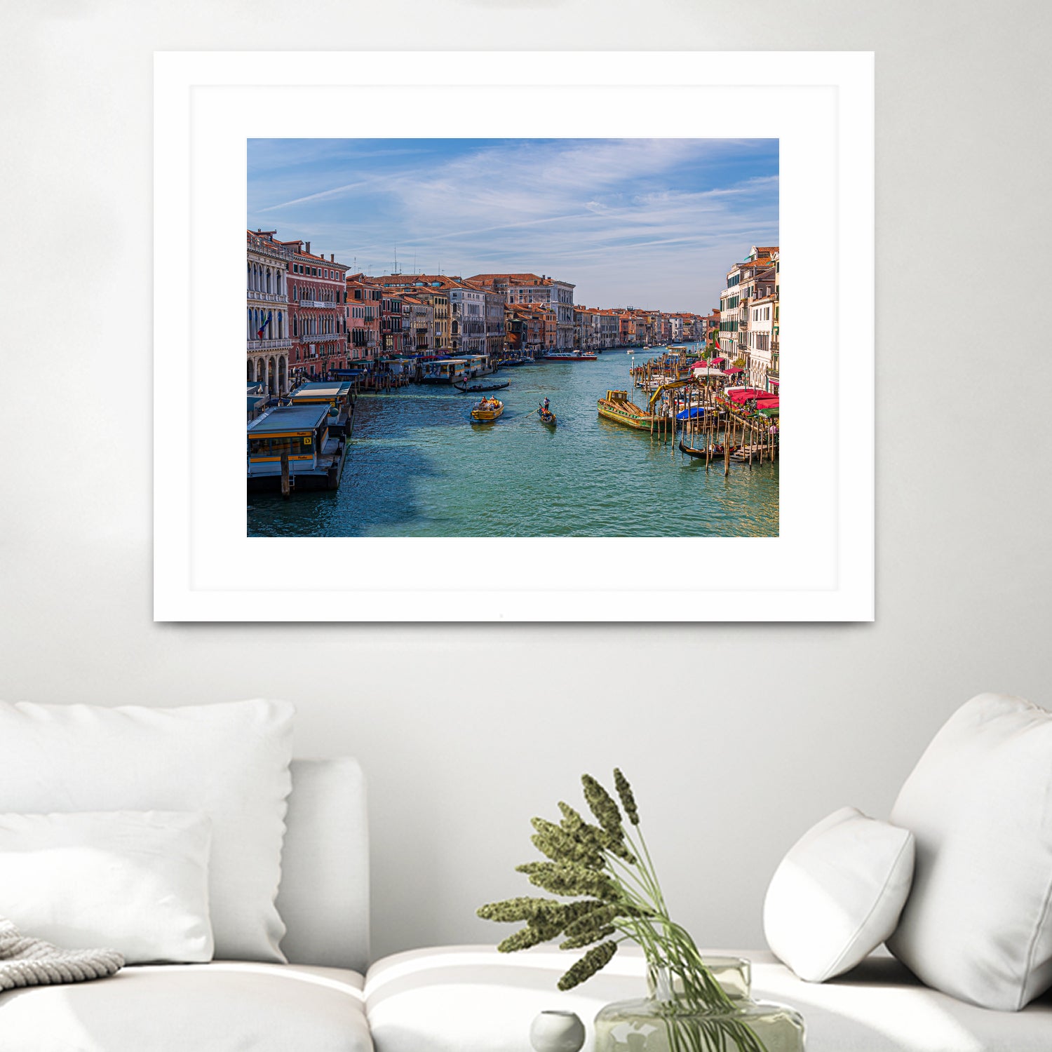 Rialto Station in Grand Canal by Darryl Brooks on GIANT ART - blue photo illustration