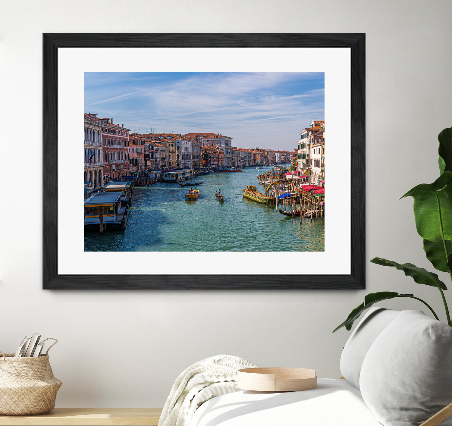 Rialto Station in Grand Canal by Darryl Brooks on GIANT ART - blue photo illustration