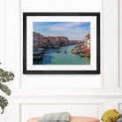 Rialto Station in Grand Canal by Darryl Brooks on GIANT ART - blue photo illustration