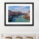 Rialto Station in Grand Canal by Darryl Brooks on GIANT ART - blue photo illustration