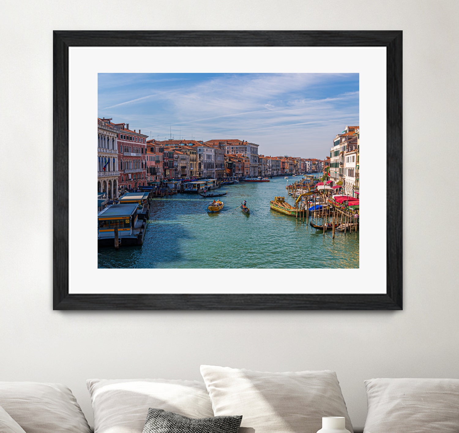 Rialto Station in Grand Canal by Darryl Brooks on GIANT ART - blue photo illustration