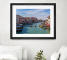 Rialto Station in Grand Canal by Darryl Brooks on GIANT ART - blue photo illustration