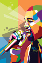 Kanye West by Ahmad Taufiq on GIANT ART - white digital drawing