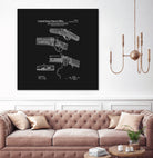 Breech Loading Rifle Patent - Black by Finlay McNevin on GIANT ART - black typography