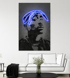 2Pac by Octavian Mihai Mielu on GIANT ART - gray photo manipulation