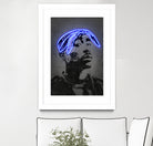 2Pac by Octavian Mihai Mielu on GIANT ART - gray photo manipulation