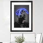 2Pac by Octavian Mihai Mielu on GIANT ART - gray photo manipulation