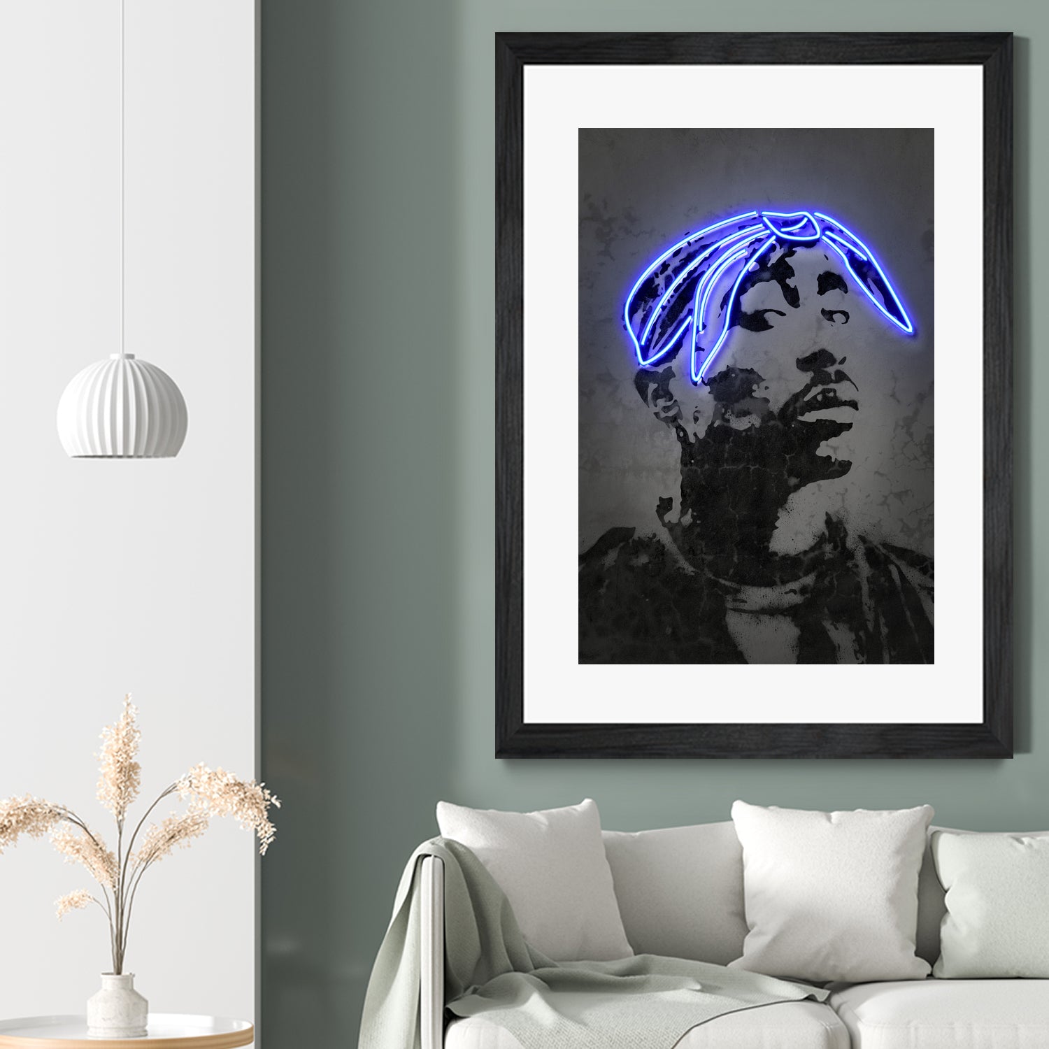 2Pac by Octavian Mihai Mielu on GIANT ART - gray photo manipulation